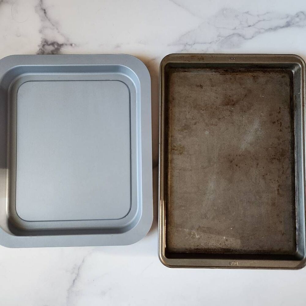 Tasty crisper basket aluminum baking pan bundle of two kitchen accessories bakew